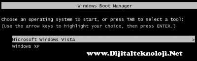 Windows XP ve Vista Birlikte Kullanmak