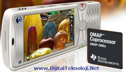 OMAP-DM525 20 Megapiksel Kameralı Cep Telefonu