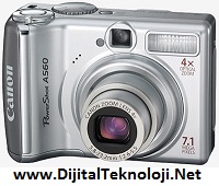 Canon Powershot A560 Teknik Özellikleri