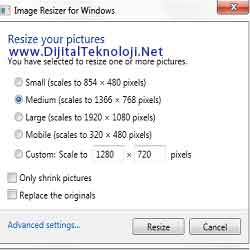 Resimlerin Çözünürlüğünü Nasıl Değiştirilir 