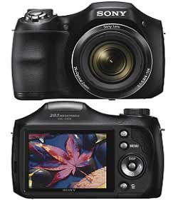 Sony Cyber-shot DSC-H200 Superzoom Dijital Kamera