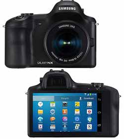 Samsung Galaxy NX Android Aynasız Dijital Fotoğraf Makinesi 