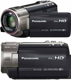 Panasonic HC-V720 Full HD Flash Bellek Video Kamera