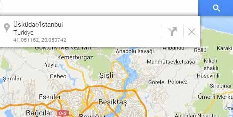 Google Maps Enlem Boylam Koordinatlarını Öğrenme 
