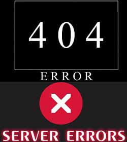 İnternet Sayfası 404 ve 503 Hata Mesajları Nedir