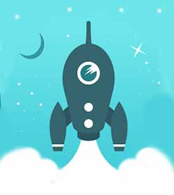 iOS ve Android için Hadi Rocket Gidelim Oyunu