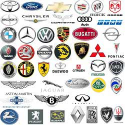 Araba Logolarının Vektörel Logo Tasarımları İndir